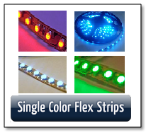 color bright led strip lights flexible