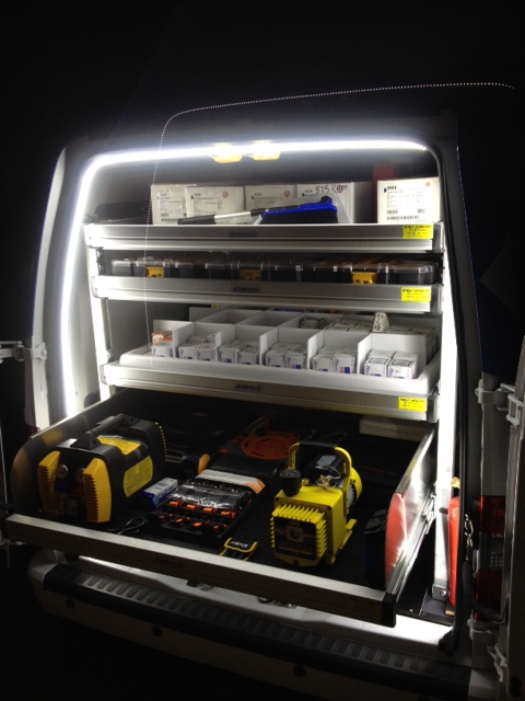 handyman truck LED lighting for tools
