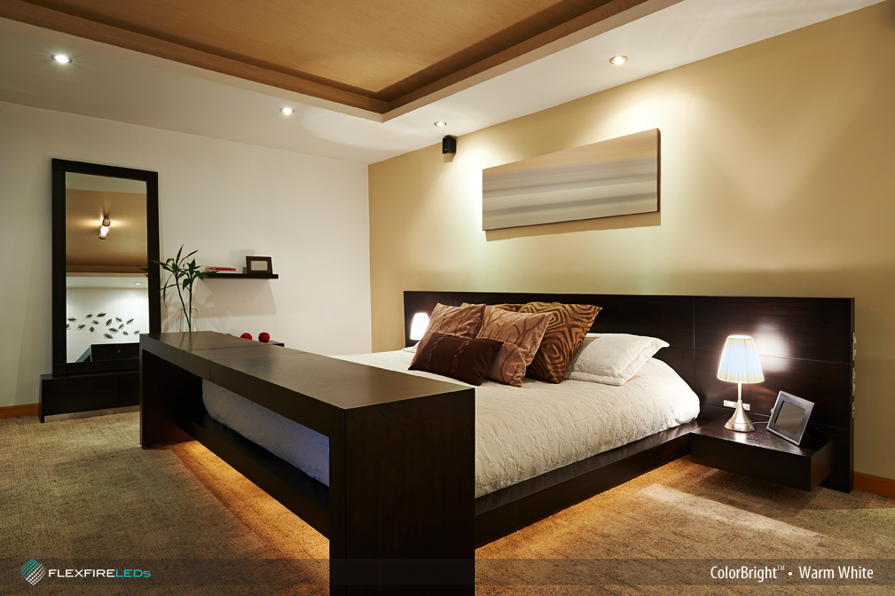 Hotel bedroom LED strip lighting design