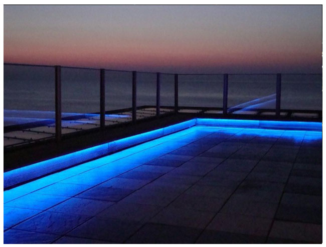 Led outdoor patio strip light examples