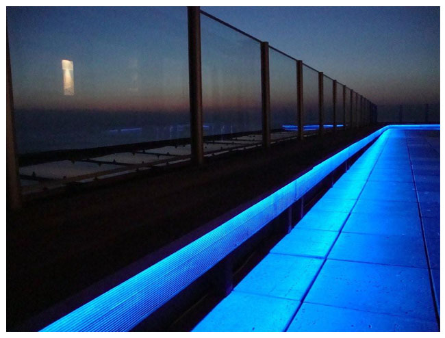 Led outdoor patio strip light examples