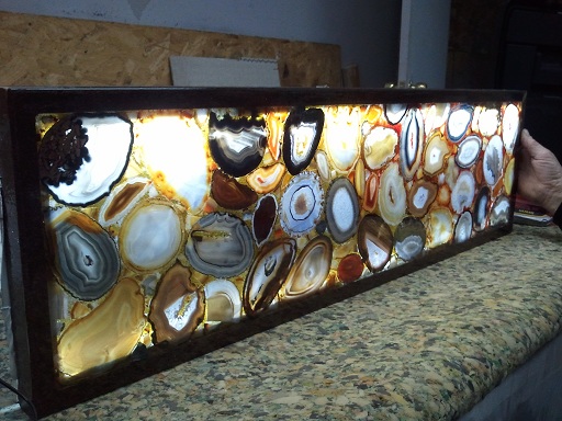 LED strip light backlight of stones