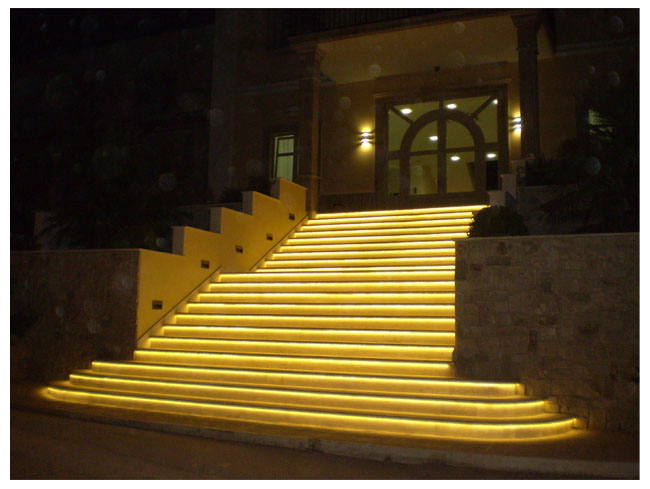 Outdoor And Patio Led Strip Light, Outdoor Step Lighting Led