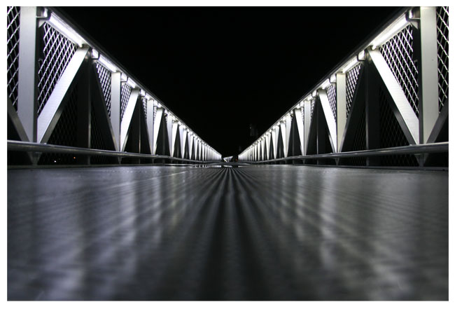 outdoor bridge LED strip light examples