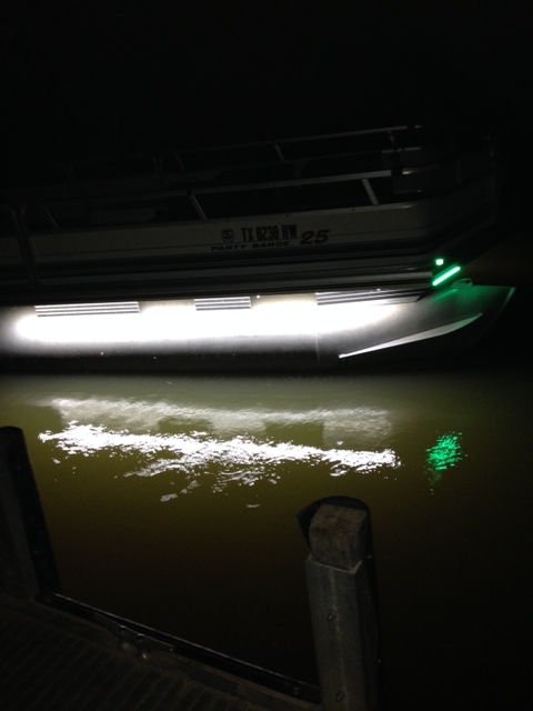 LED strip lights used in fishing boats