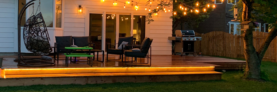 Ways to use outdoor lighting Outdoor deck lighting
