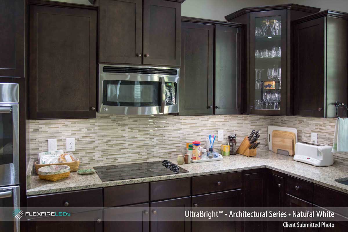 Residential Led Strip Lighting Projects From Flexfire Leds Under Kitchen Cabinet Lights With Strips